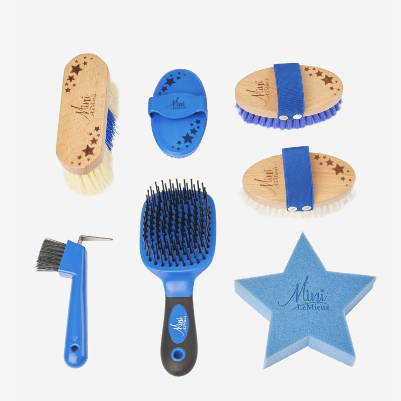 LeMieux Mini Grooming Set Benetton Blue-2